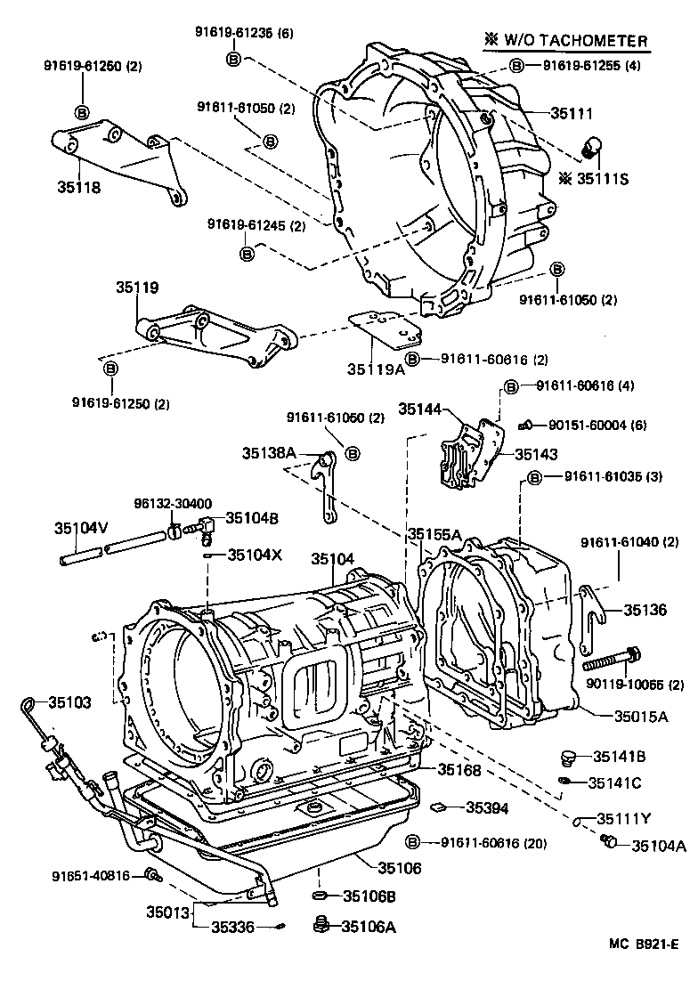  LAND CRUISER 60 |  TRANSMISSION CASE OIL PAN ATM