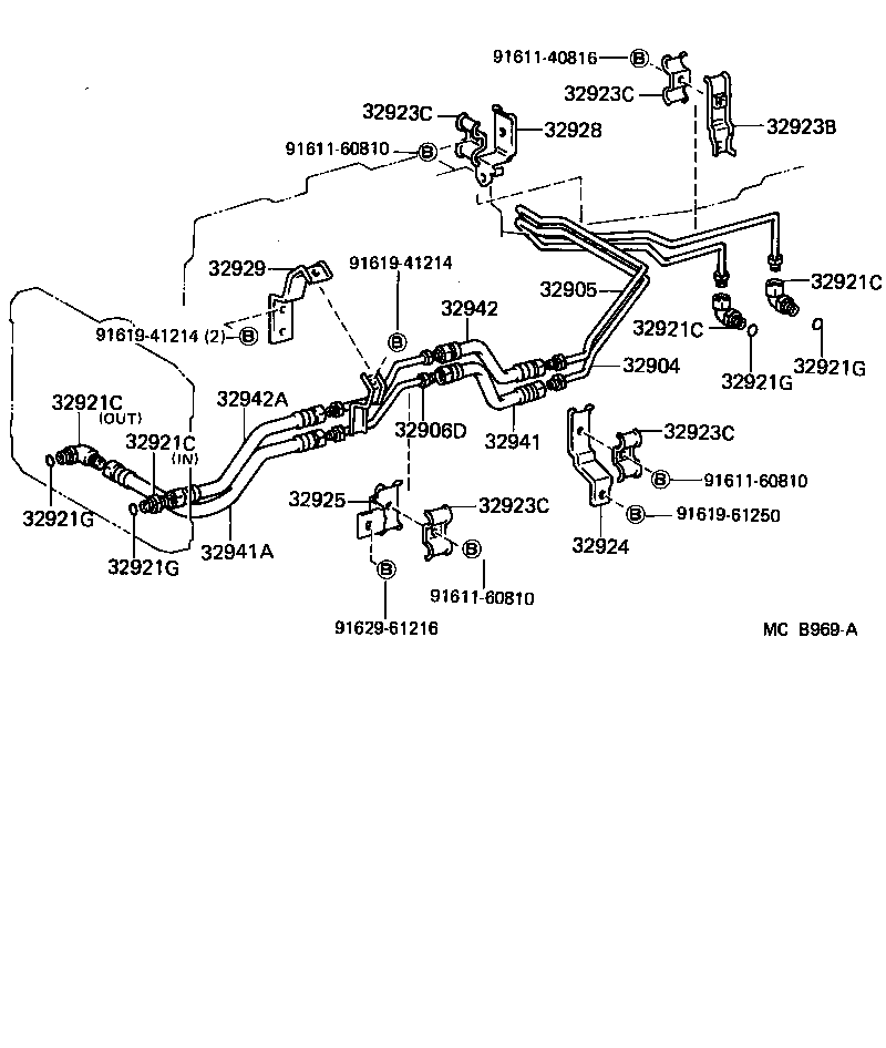  LAND CRUISER 60 |  OIL COOLER TUBE ATM