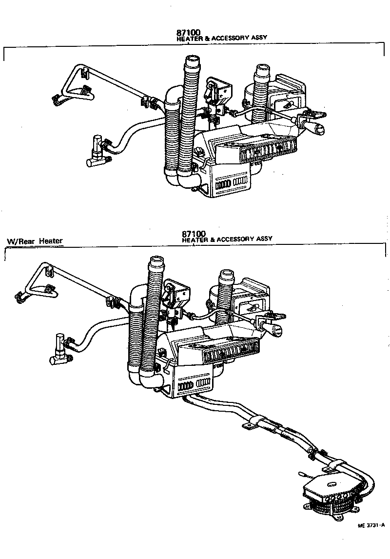  LAND CRUISER 40 55 |  HEATING AIR CONDITIONING SET