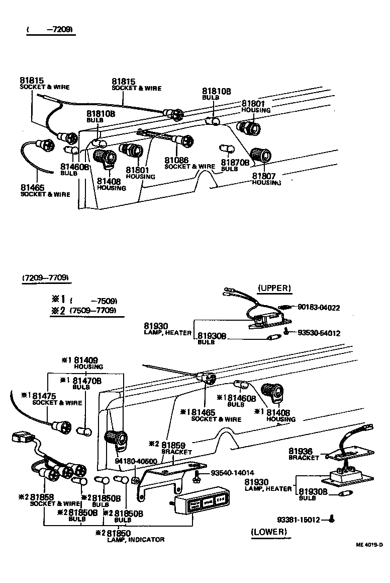  LAND CRUISER 40 55 |  INDICATOR