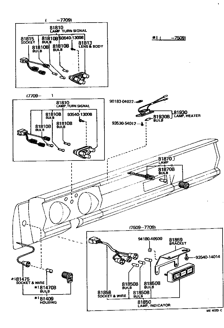  LAND CRUISER 40 55 |  INDICATOR