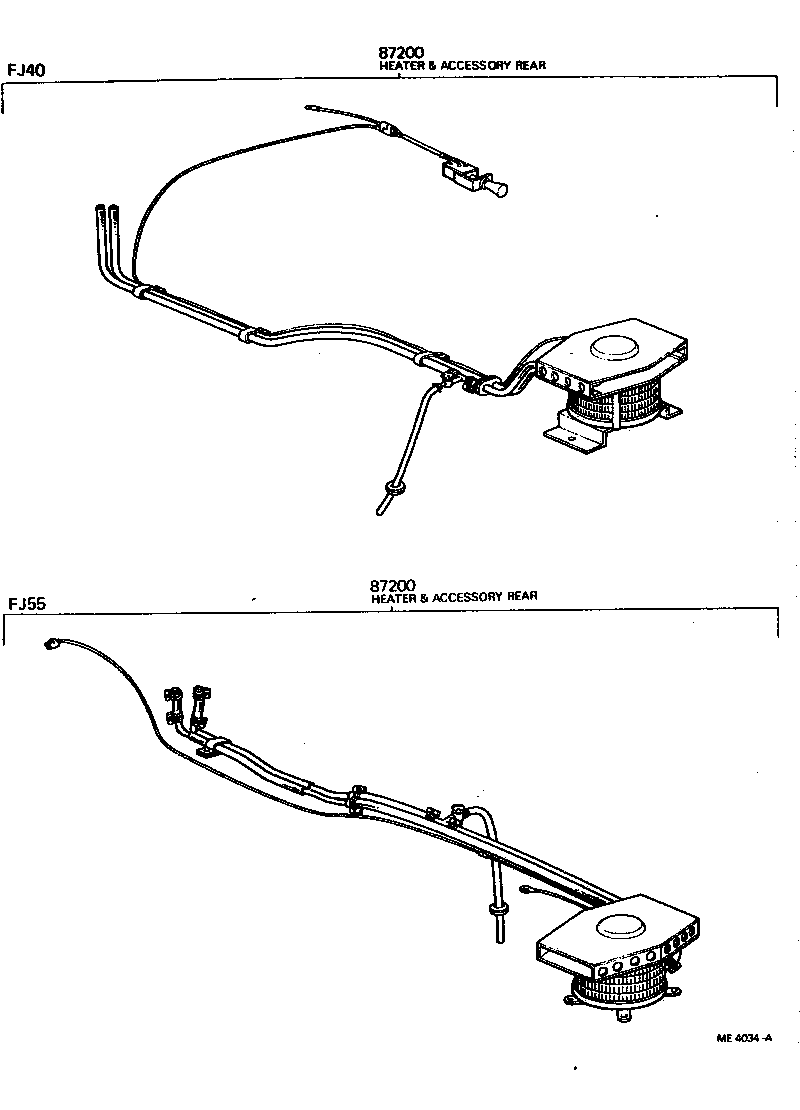  LAND CRUISER 40 55 |  HEATING AIR CONDITIONING SET