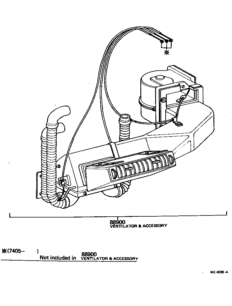  LAND CRUISER 40 55 |  HEATING AIR CONDITIONING SET