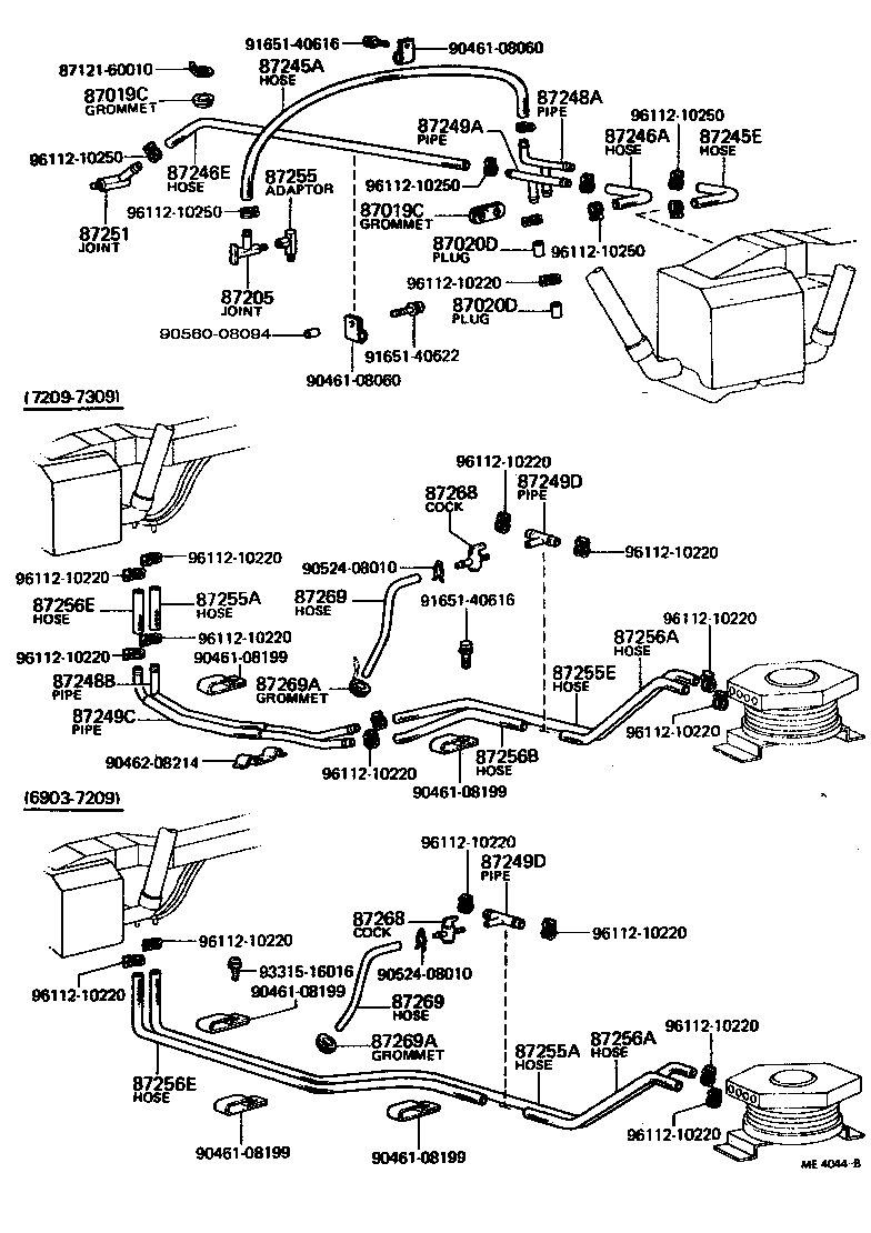  LAND CRUISER 40 55 |  HEATING AIR CONDITIONING WATER PIPING