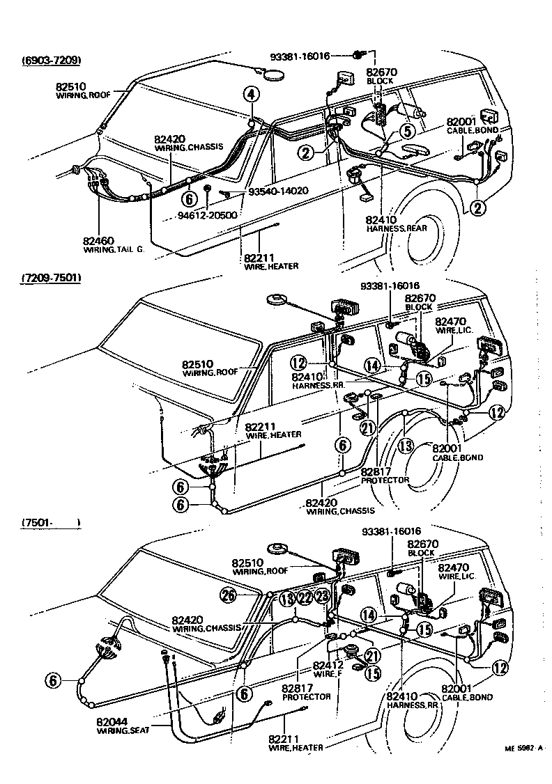  LAND CRUISER 40 55 |  WIRING CLAMP