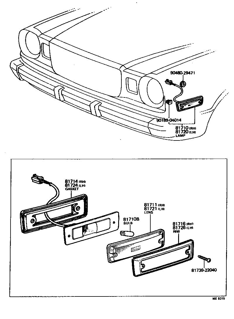  CRESSIDA |  FRONT MARKER LAMP