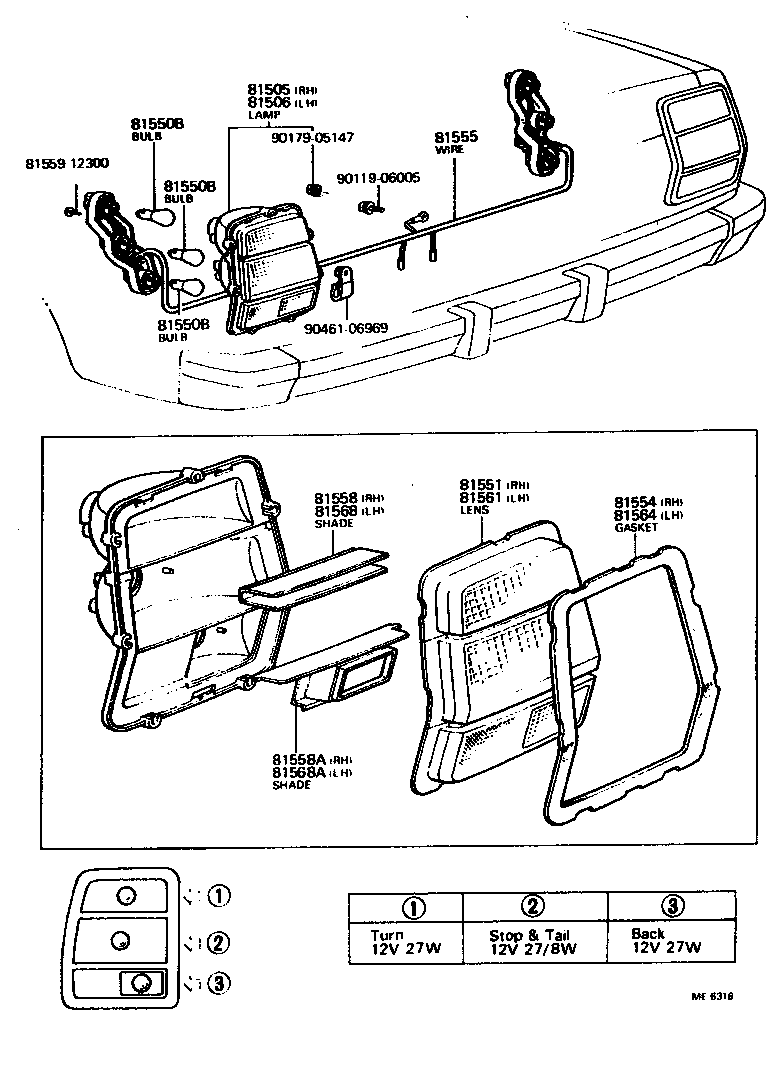  CRESSIDA |  REAR COMBINATION LAMP