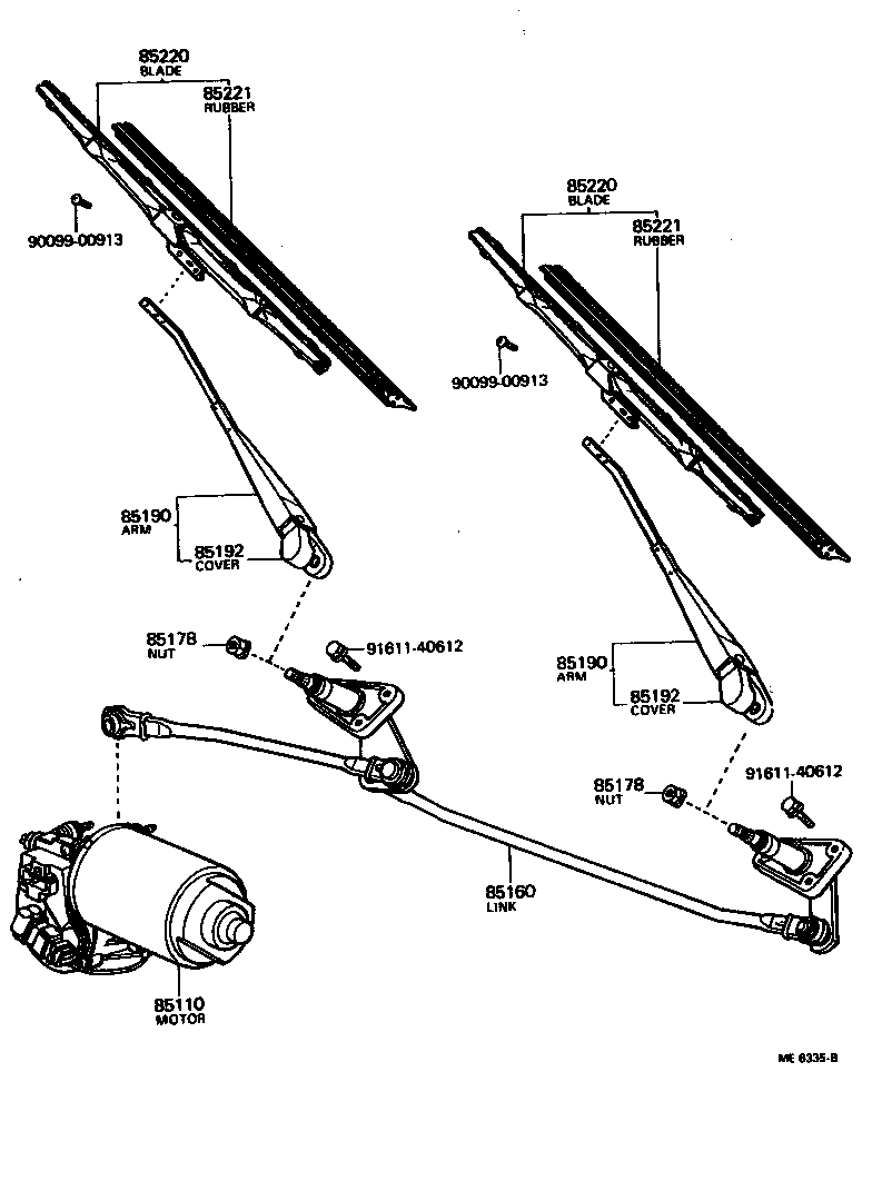  CRESSIDA |  WINDSHIELD WIPER