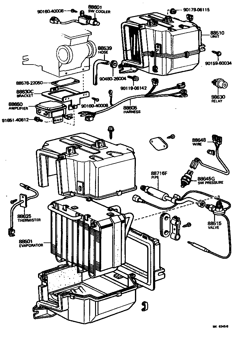  CRESSIDA |  HEATING AIR CONDITIONING COOLER UNIT