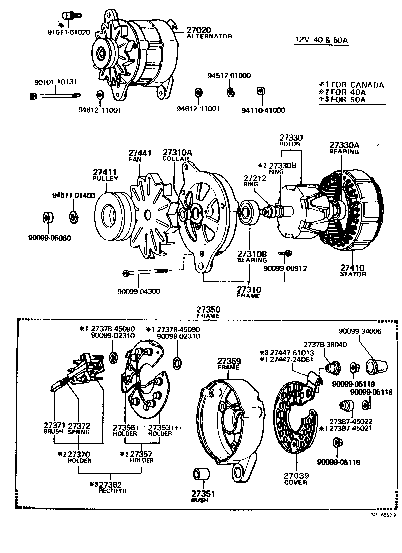  LAND CRUISER 40 55 |  ALTERNATOR