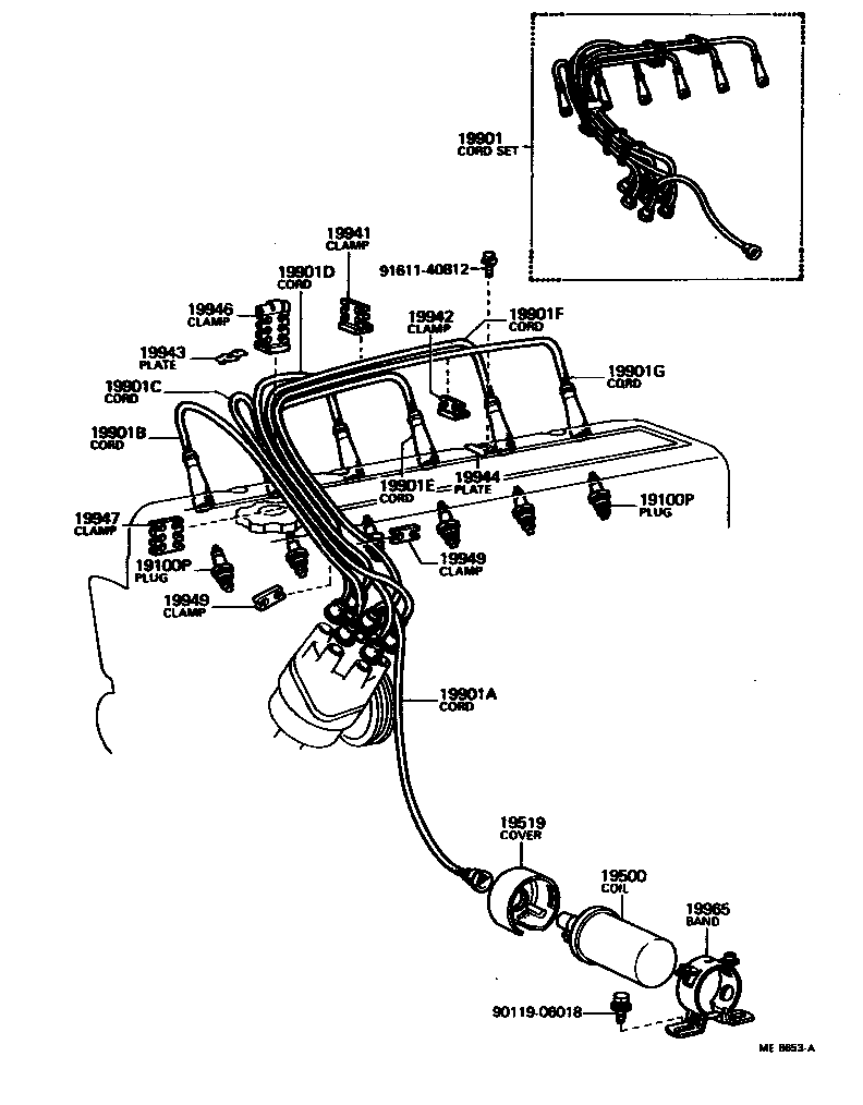  CRESSIDA |  IGNITION COIL SPARK PLUG