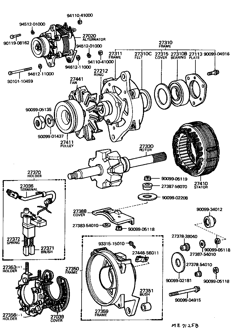  LAND CRUISER 40 55 |  ALTERNATOR
