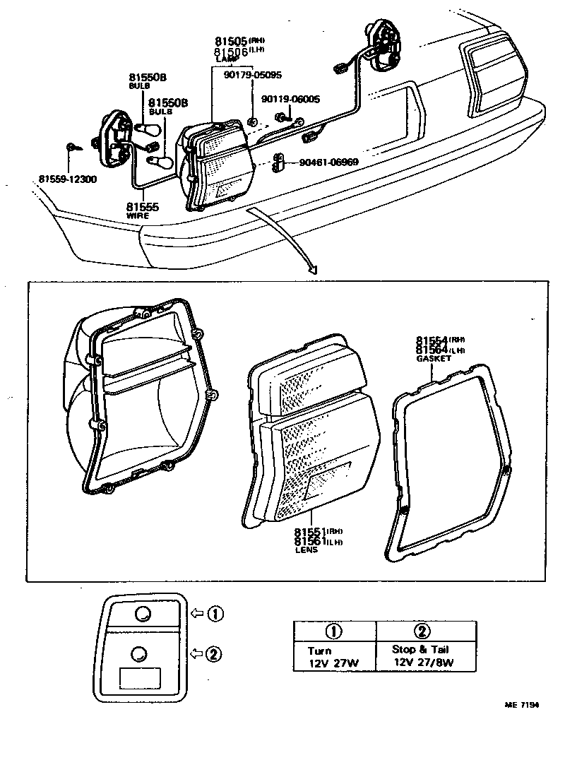  CRESSIDA |  REAR COMBINATION LAMP