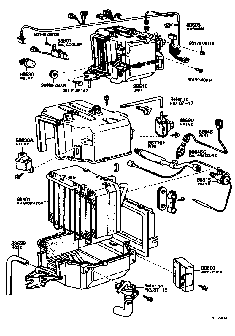  CRESSIDA |  HEATING AIR CONDITIONING COOLER UNIT