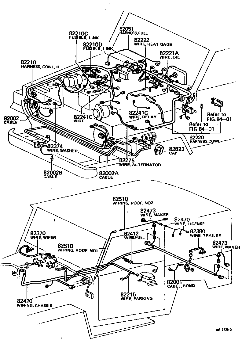  LAND CRUISER 40 55 |  WIRING CLAMP