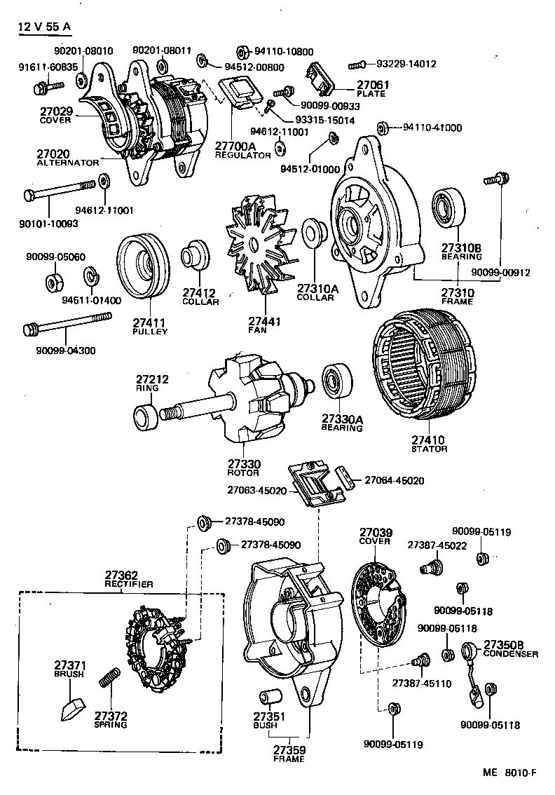  TERCEL |  ALTERNATOR