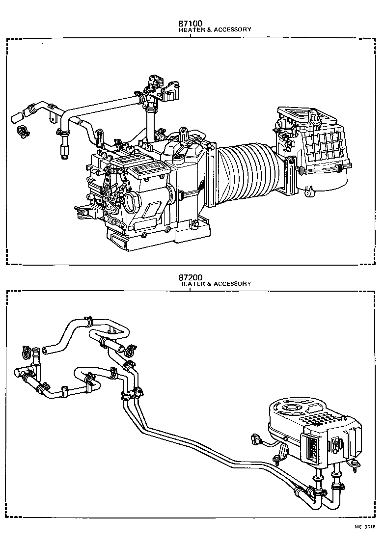  LAND CRUISER 60 |  HEATING AIR CONDITIONING SET
