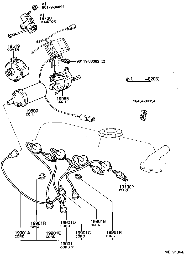  STARLET |  IGNITION COIL SPARK PLUG