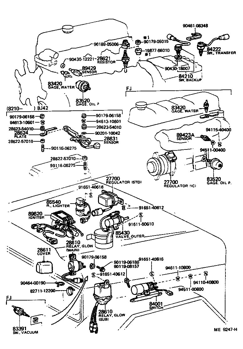  LAND CRUISER 40 |  SWITCH RELAY COMPUTER