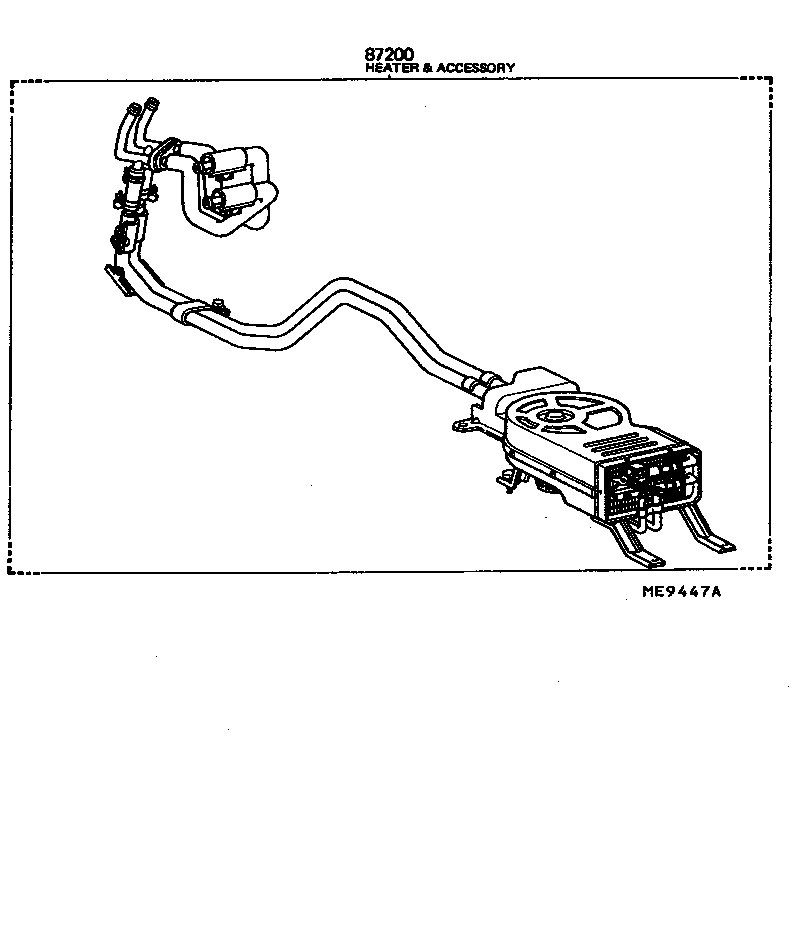  LAND CRUISER 40 |  HEATING AIR CONDITIONING SET