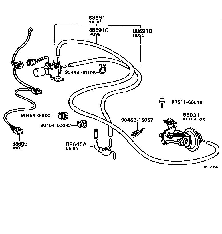  PICKUP |  HEATING AIR CONDITIONING VACUUM PIPING