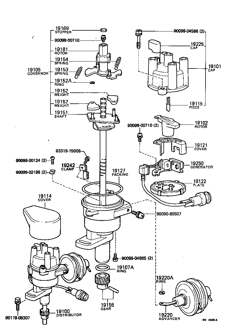  CELICA |  DISTRIBUTOR