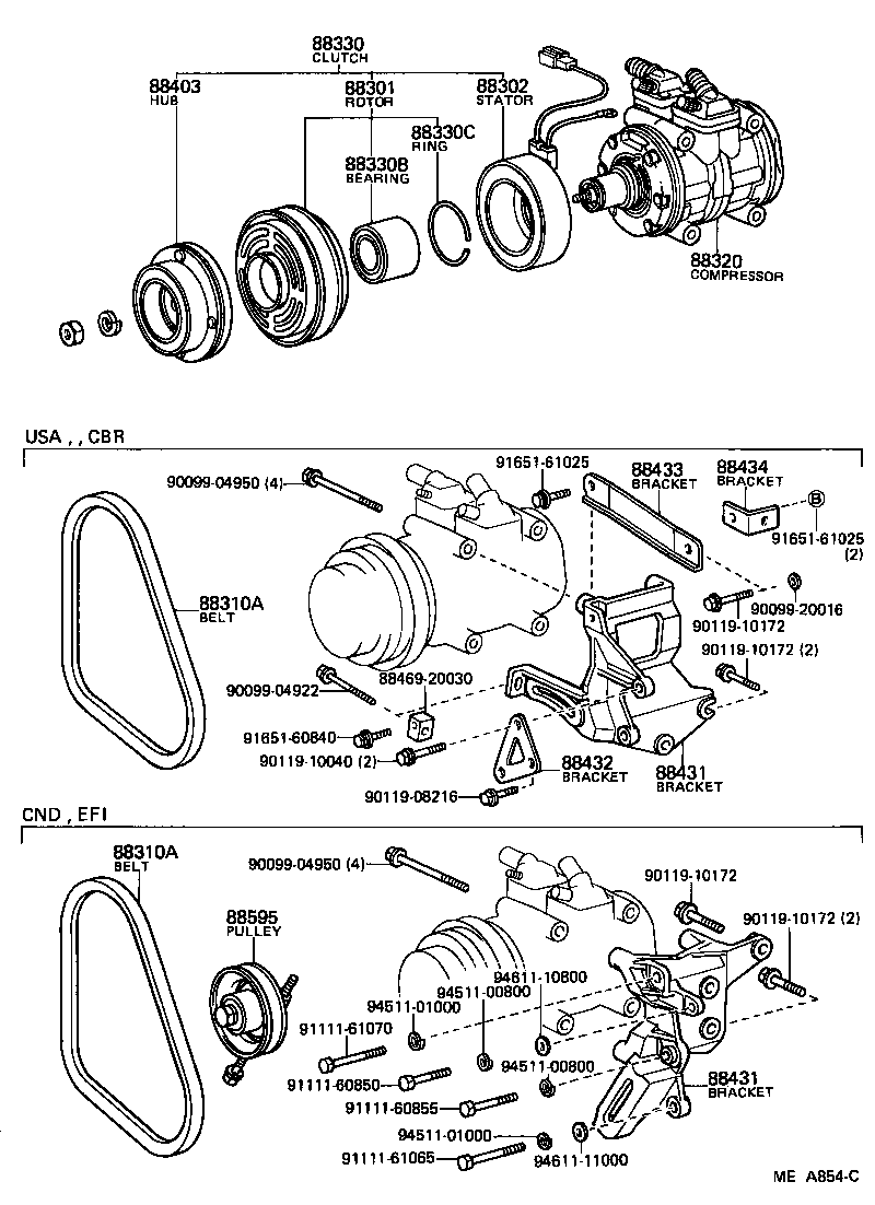 CELICA |  HEATING AIR CONDITIONING COMPRESSOR