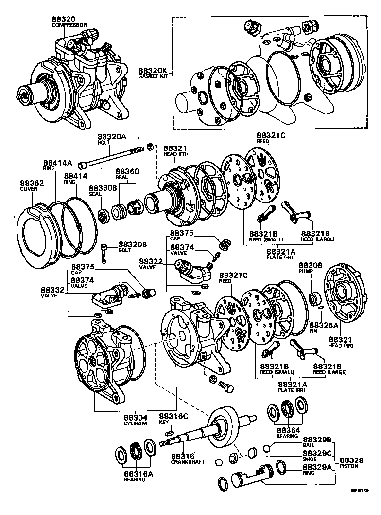  PICKUP |  HEATING AIR CONDITIONING COMPRESSOR