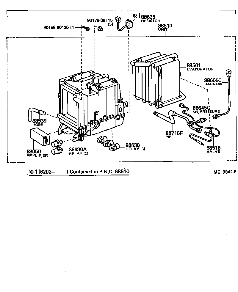 CELICA |  HEATING AIR CONDITIONING COOLER UNIT