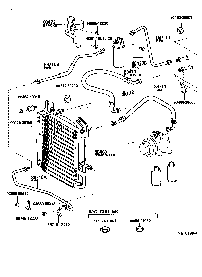  STARLET |  HEATING AIR CONDITIONING COOLER PIPING