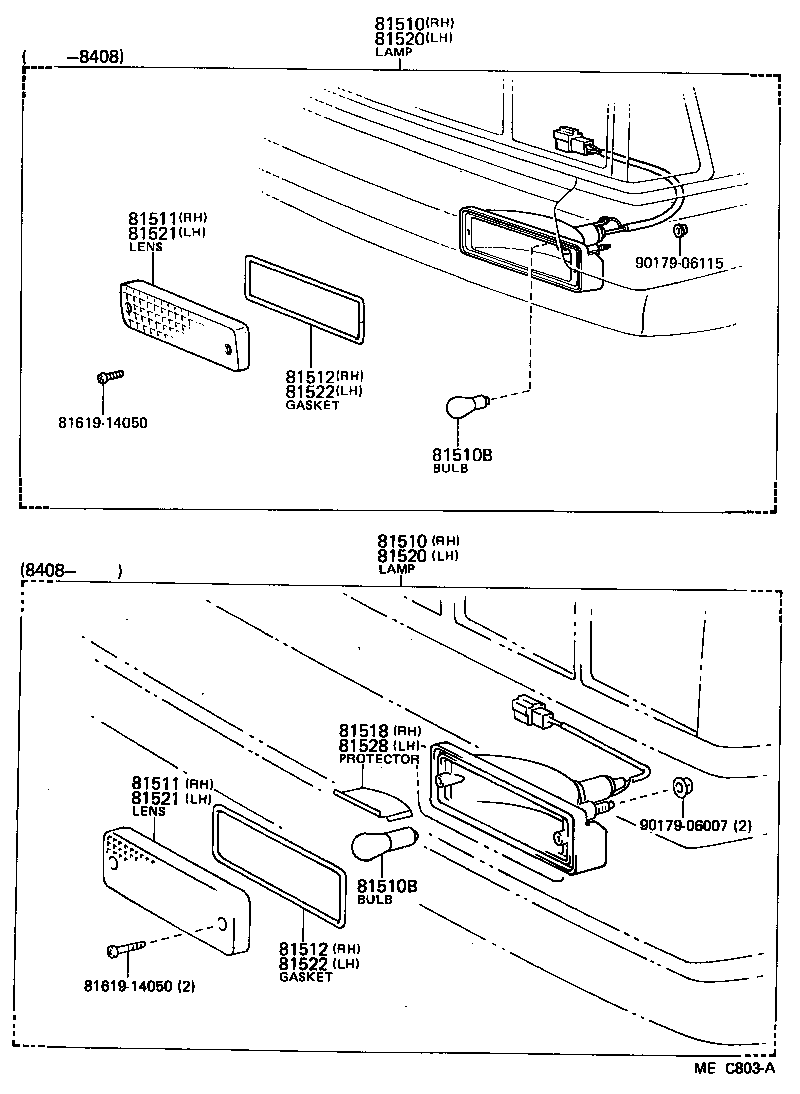  CAMRY |  FRONT TURN SIGNAL LAMP