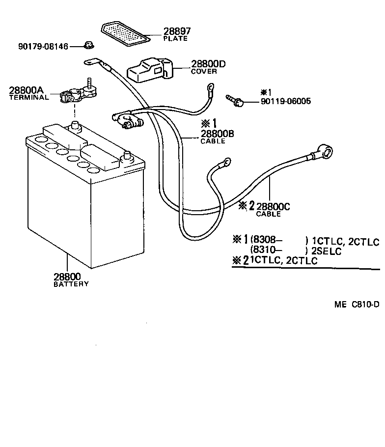  CAMRY |  BATTERY BATTERY CABLE
