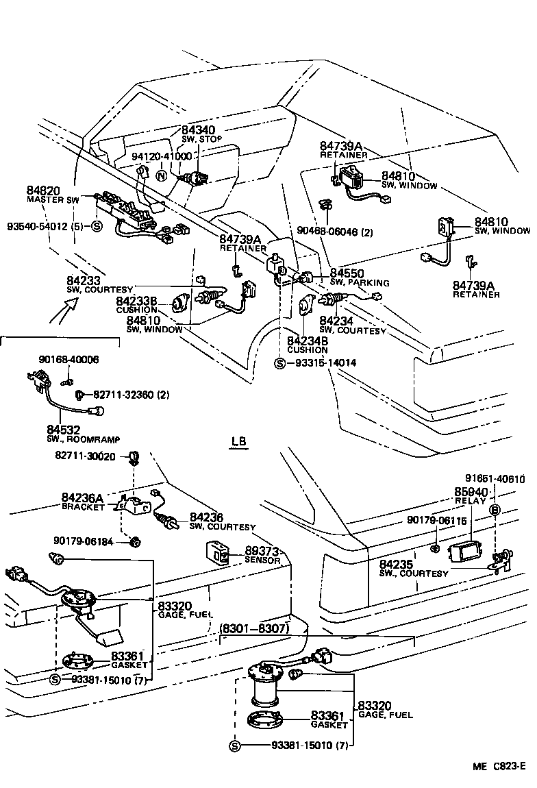  CAMRY |  SWITCH RELAY COMPUTER