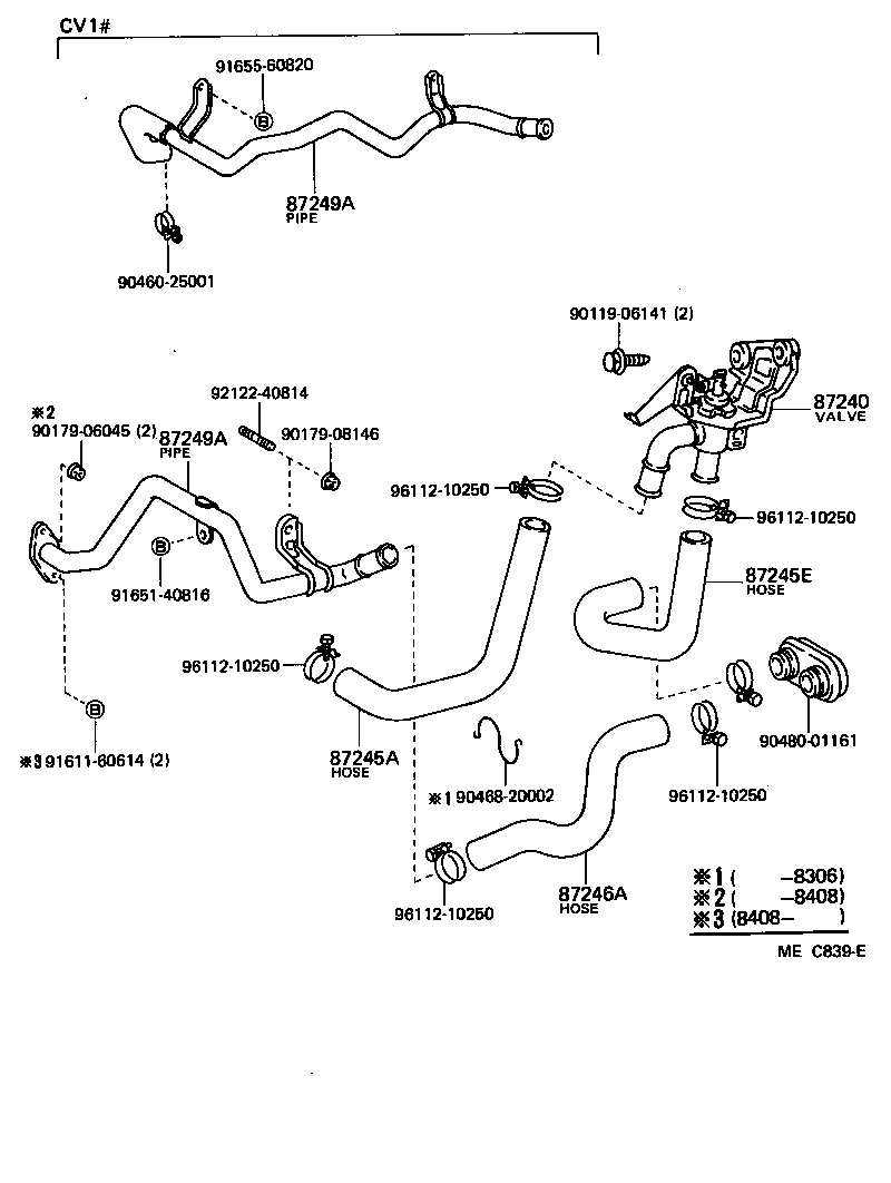  CAMRY |  HEATING AIR CONDITIONING WATER PIPING