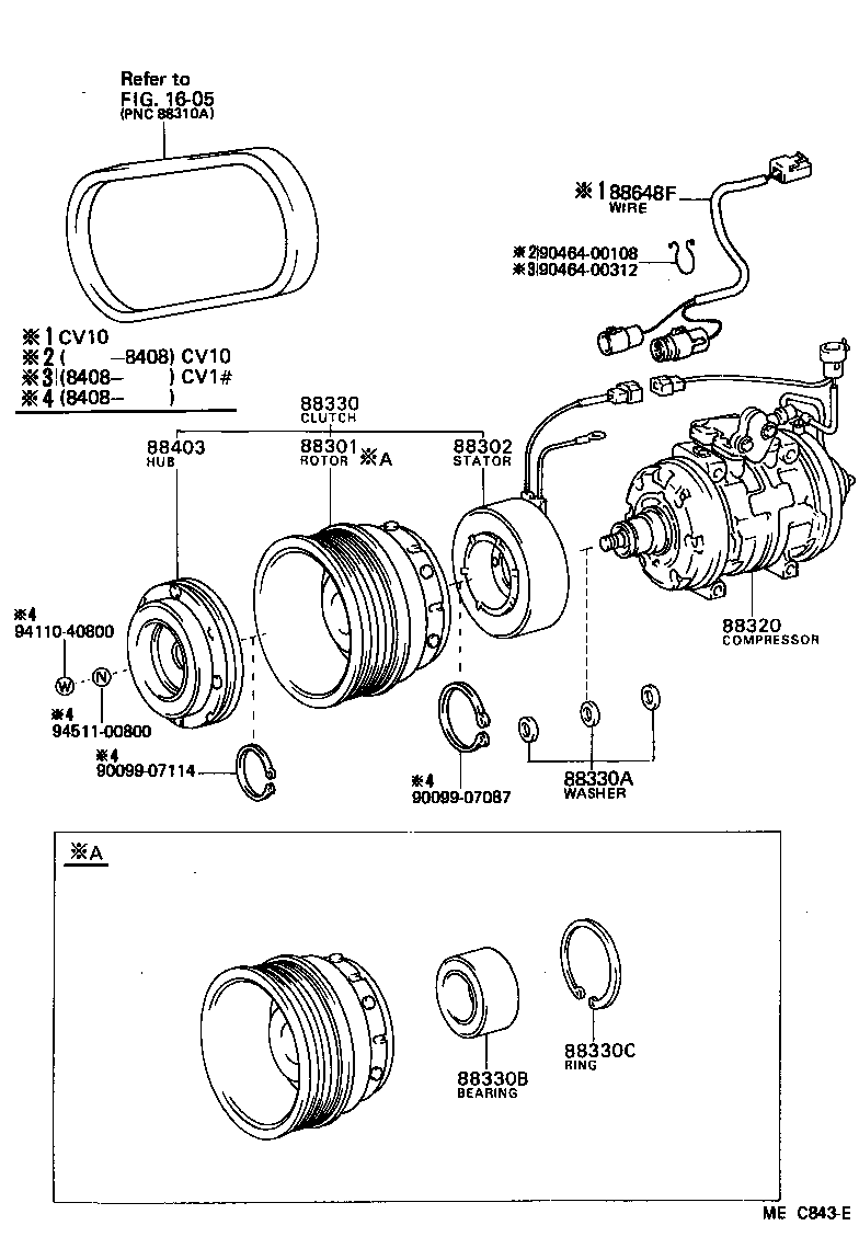  CAMRY |  HEATING AIR CONDITIONING COMPRESSOR