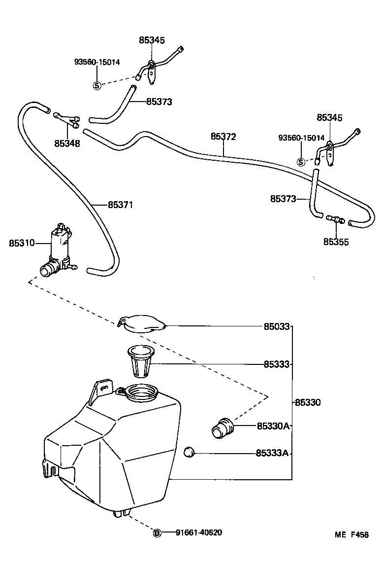  LAND CRUISER 60 |  WINDSHIELD WASHER