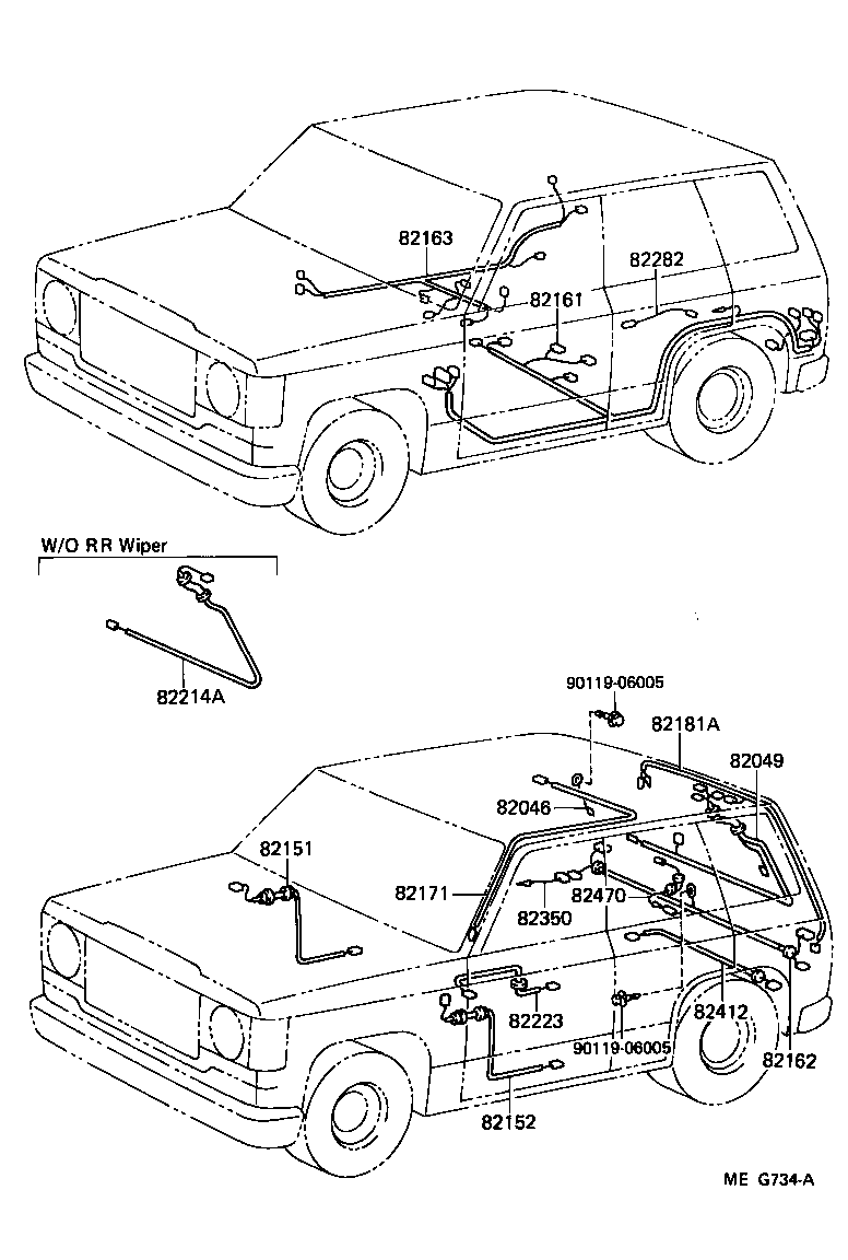  LAND CRUISER 60 |  WIRING CLAMP