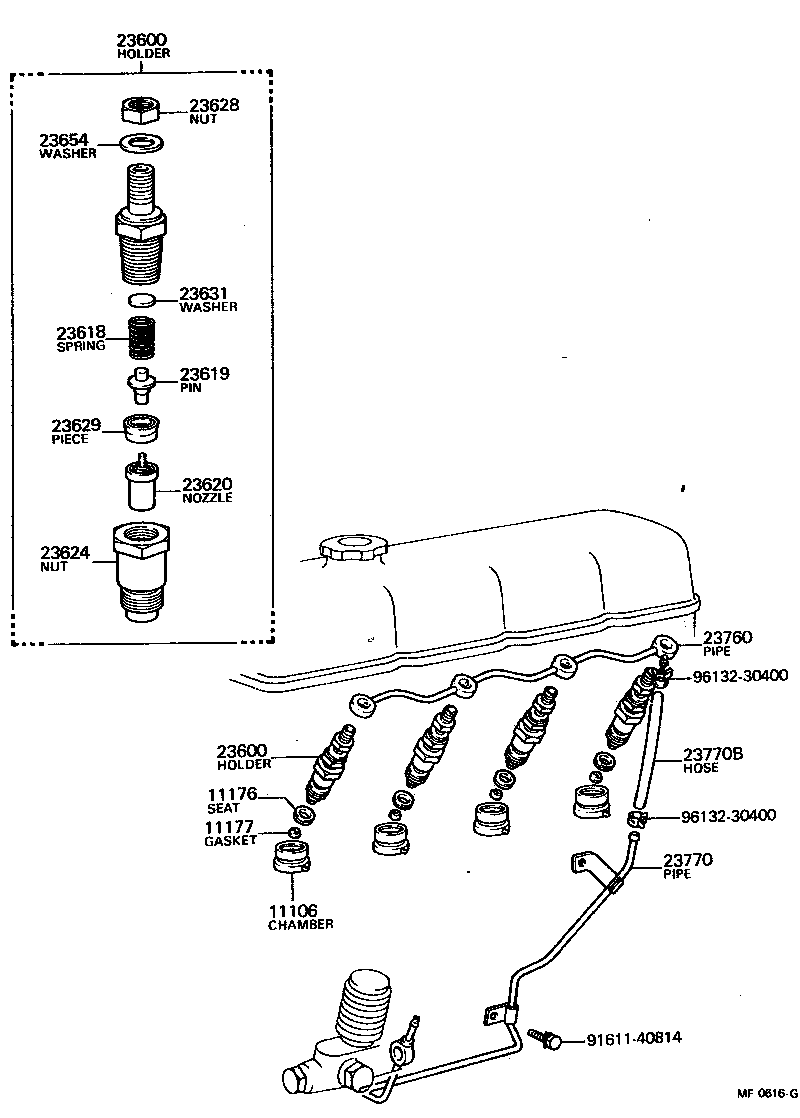  LAND CRUISER 40 55 |  INJECTION NOZZLE