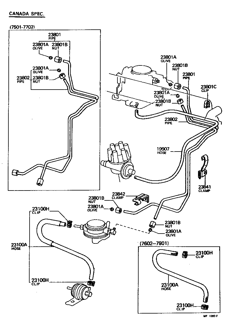  LAND CRUISER 40 55 |  FUEL PIPE CLAMP