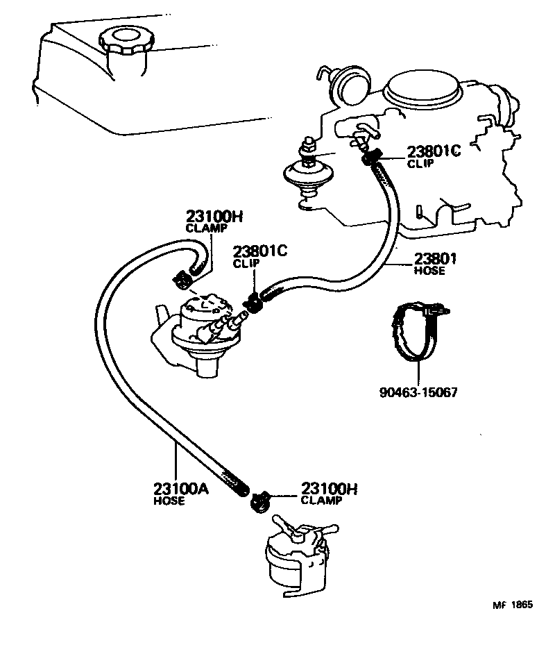  CRESSIDA |  FUEL PIPE CLAMP