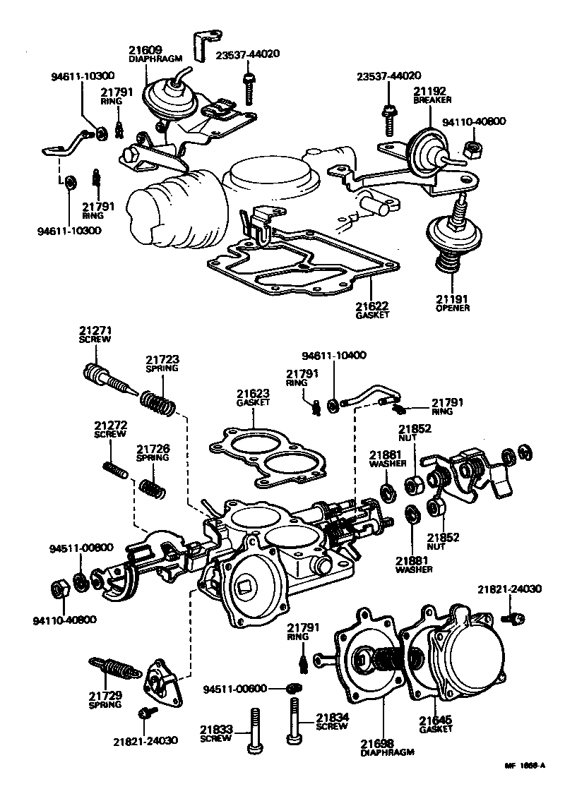  CRESSIDA |  CARBURETOR