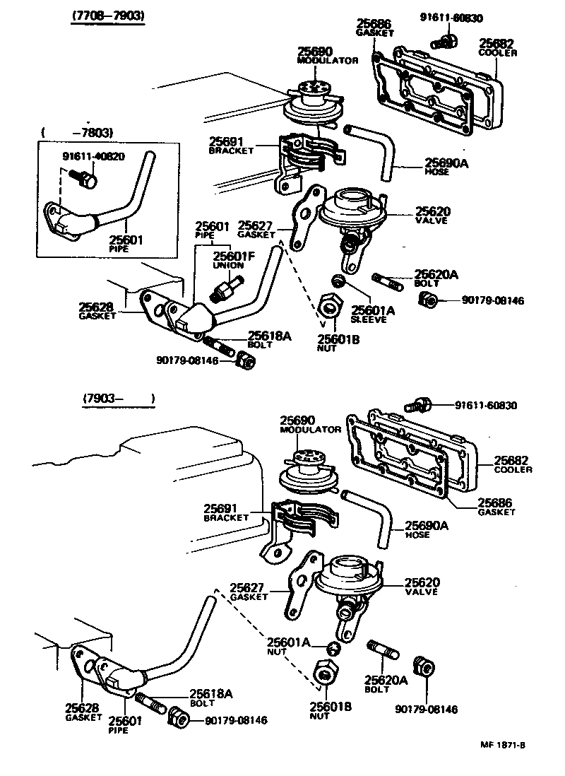  CRESSIDA |  EXHAUST GAS RECIRCULATION SYSTEM