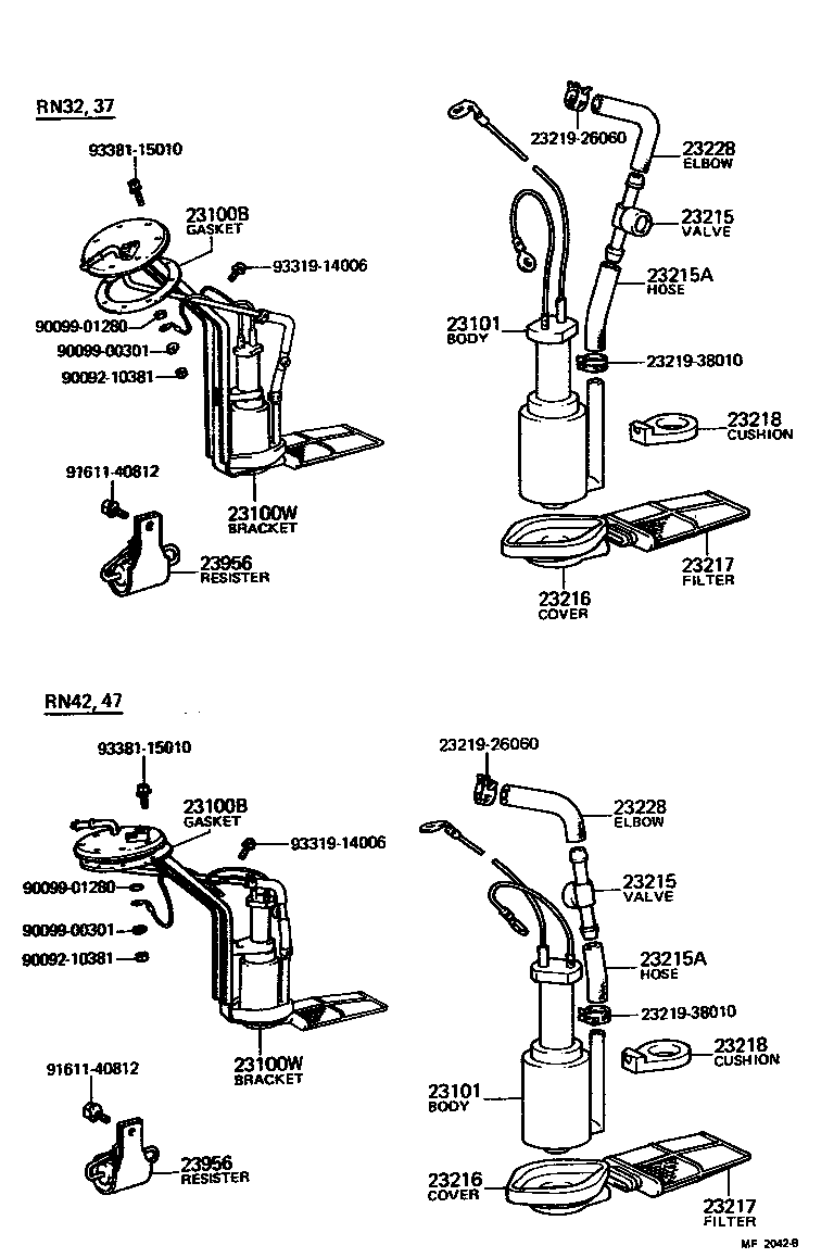  PICKUP |  FUEL PUMP PIPE