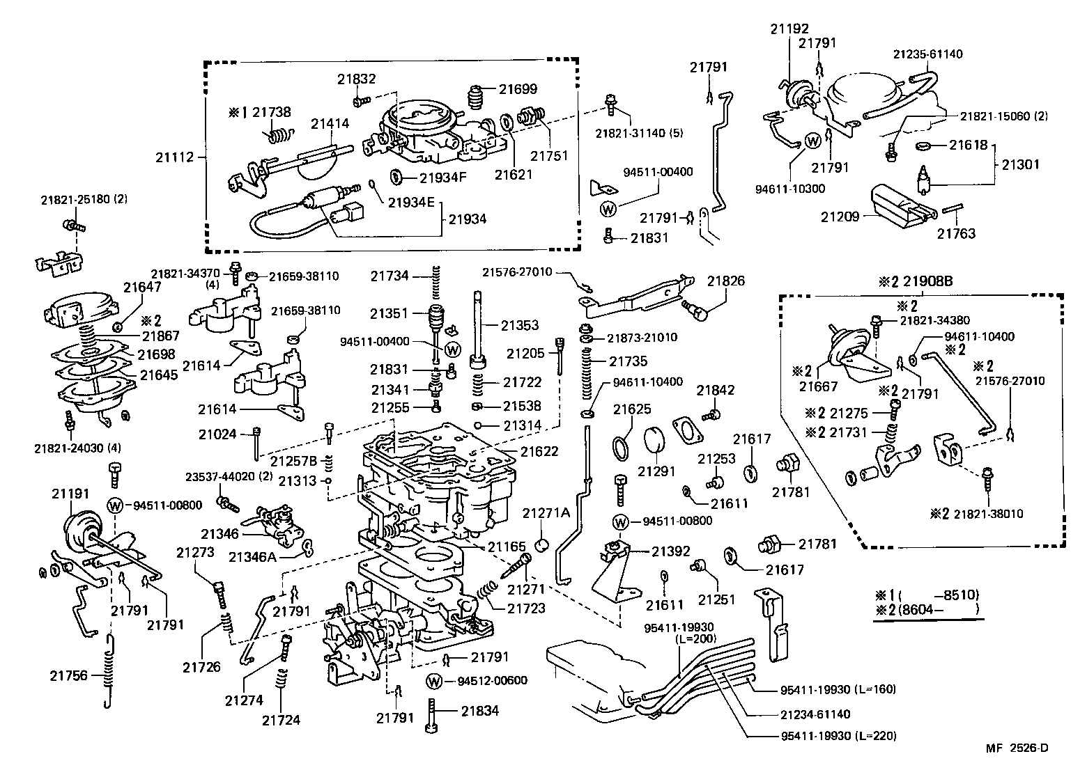 TOYOTA LAND CRUISER 60FJ60LG-KA - TOOL-ENGINE-FUEL - CARBURETOR | Japan