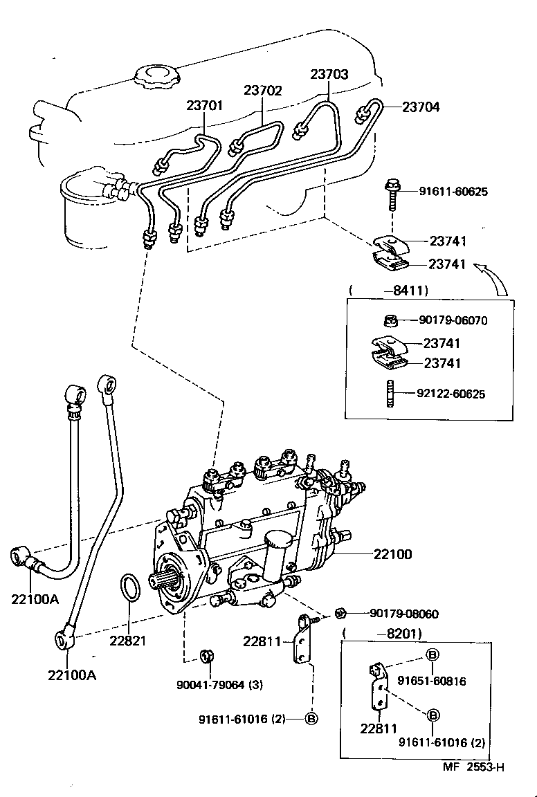  LAND CRUISER 60 |  INJECTION PUMP ASSEMBLY