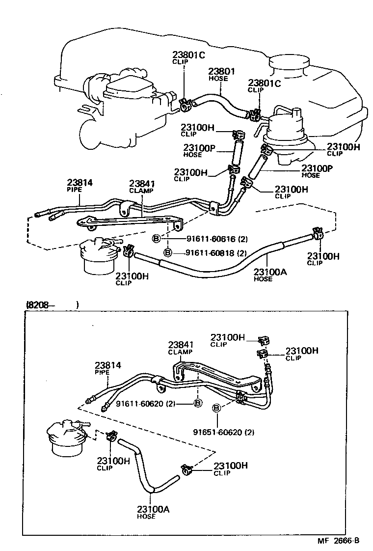  PICKUP |  FUEL PIPE CLAMP