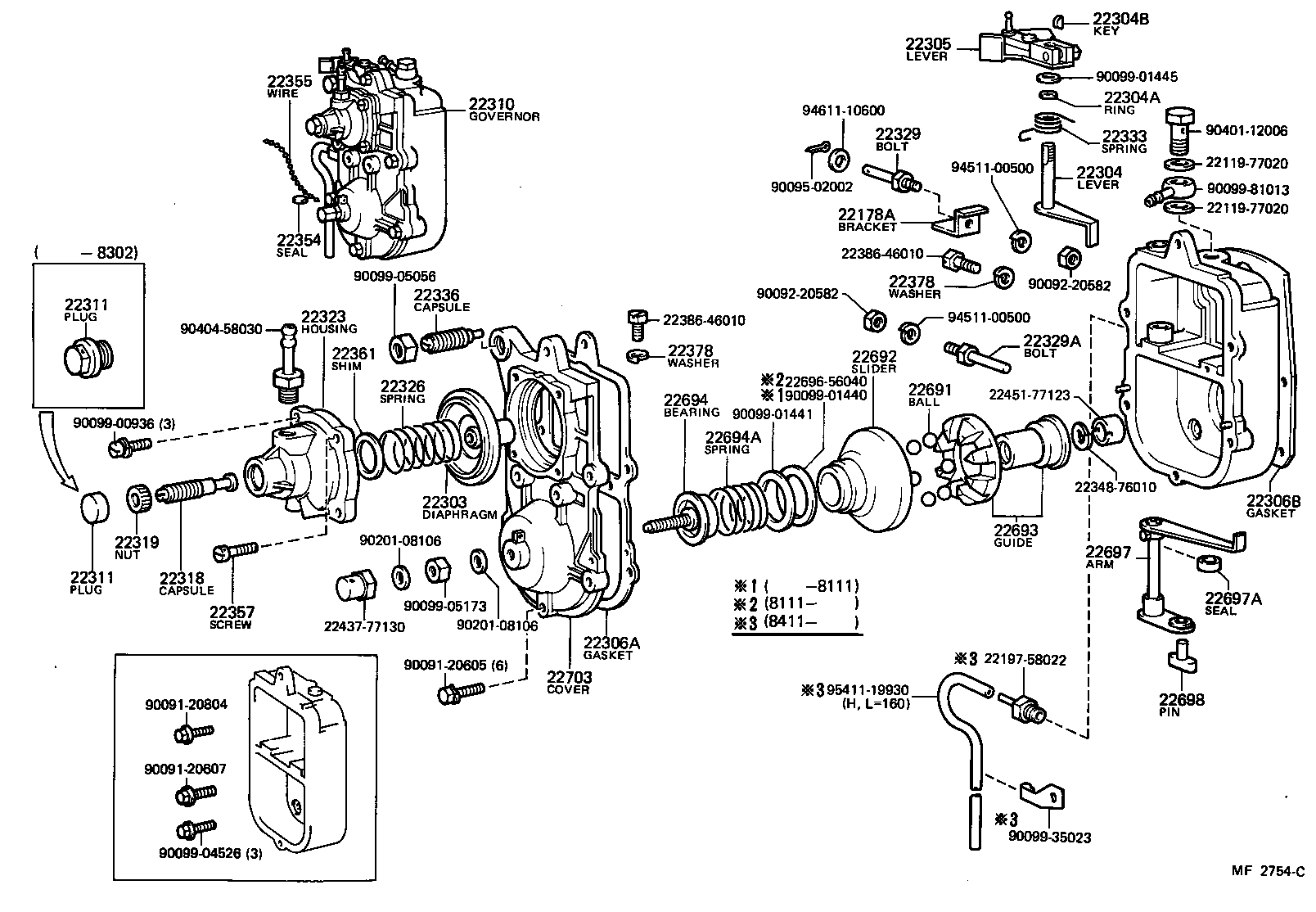  LAND CRUISER 60 |  PNEUMATIC GOVERNOR