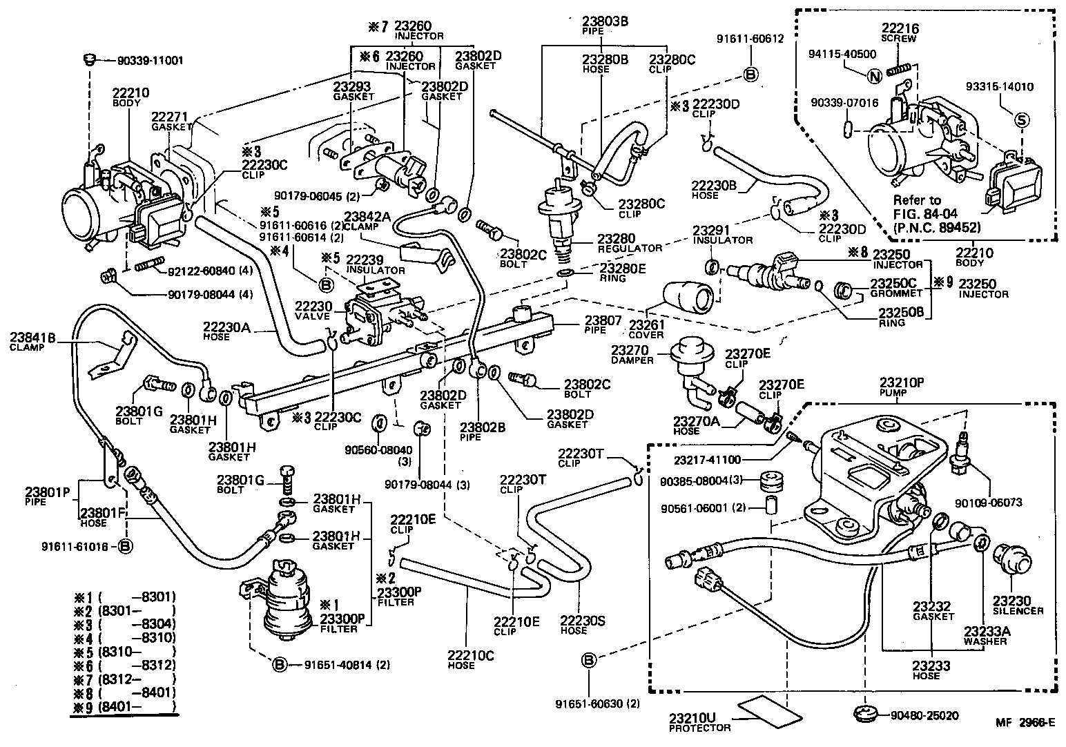  STARLET |  FUEL INJECTION SYSTEM