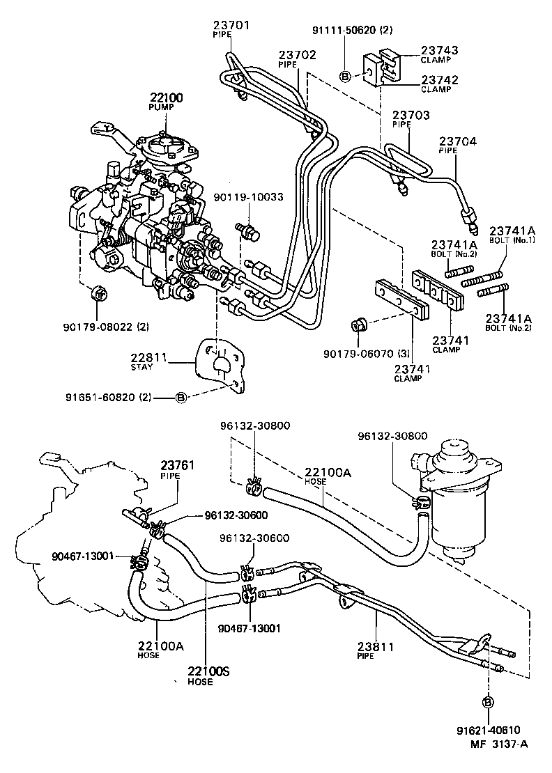  COROLLA SED LB |  INJECTION PUMP ASSEMBLY