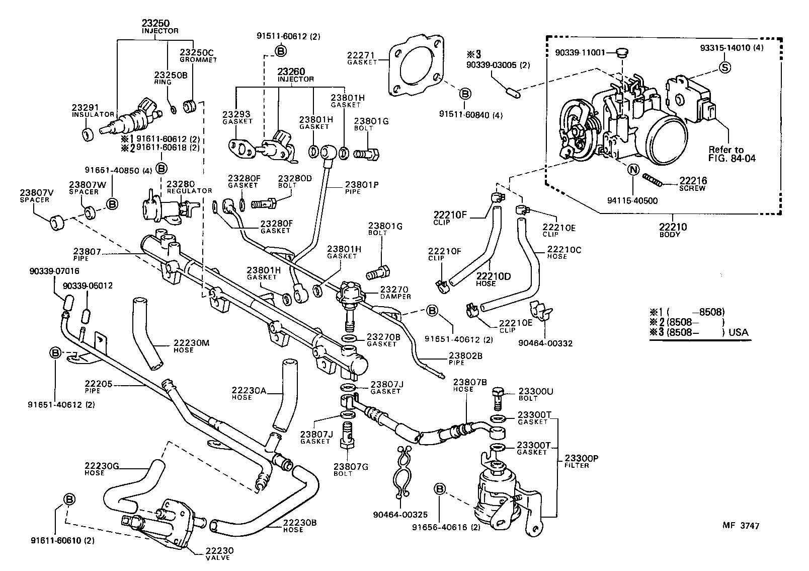  CAMRY |  FUEL INJECTION SYSTEM